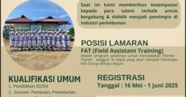Lowongan kerja di PT Kalimantan Agro Sejahtera Group (KAS Group) Terbaru 2026