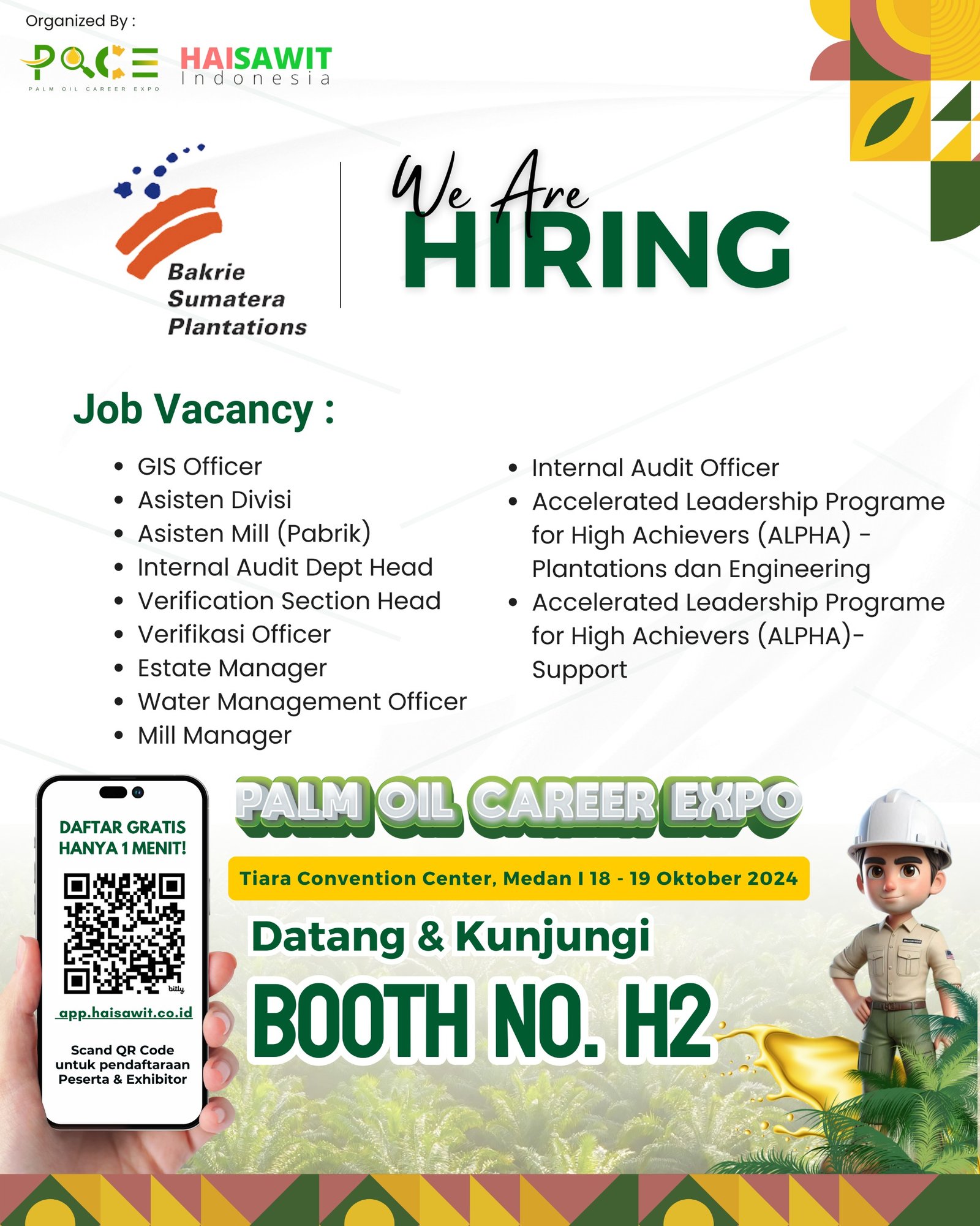Lowongan Kerja di PT Bakrie Sumatera Plantations Terbaru 2025